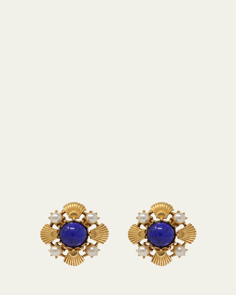 Stone Clip-On Earrings